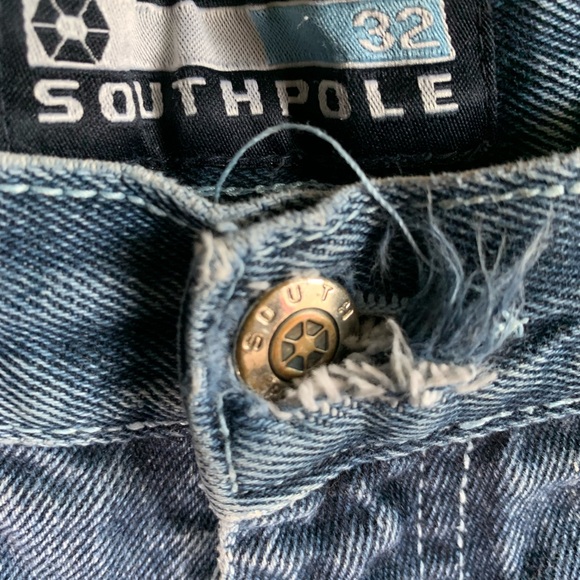 Y2K southpole jorts - Picture 5 of 9